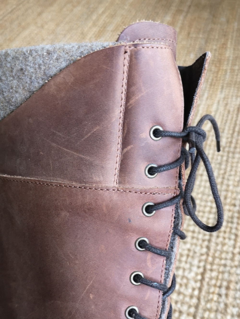 Made in Portugal tall brown leather boots - Picture 9 of 16